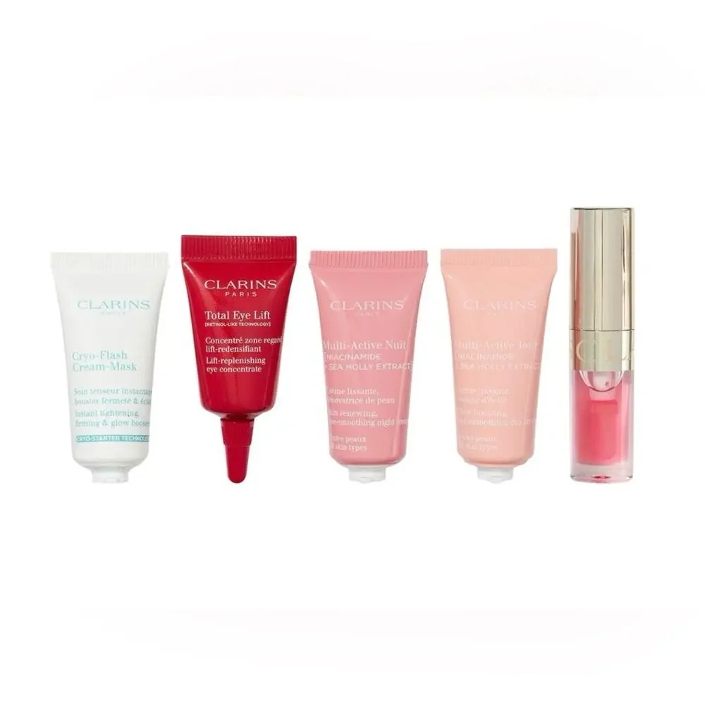 Clarins Lift & Glow Set NWT – Sephora Exclusive Skincare Minis Coquette Girl